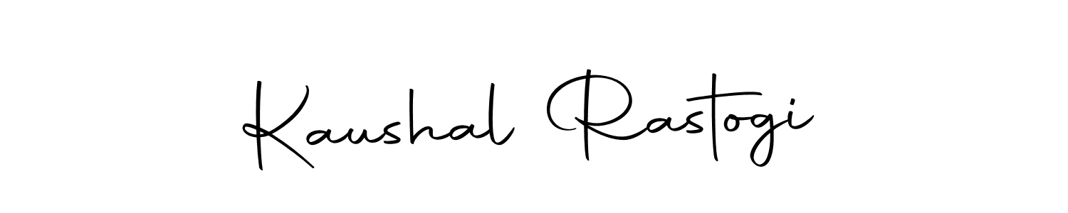 How to make Kaushal Rastogi name signature. Use Autography-DOLnW style for creating short signs online. This is the latest handwritten sign. Kaushal Rastogi signature style 10 images and pictures png