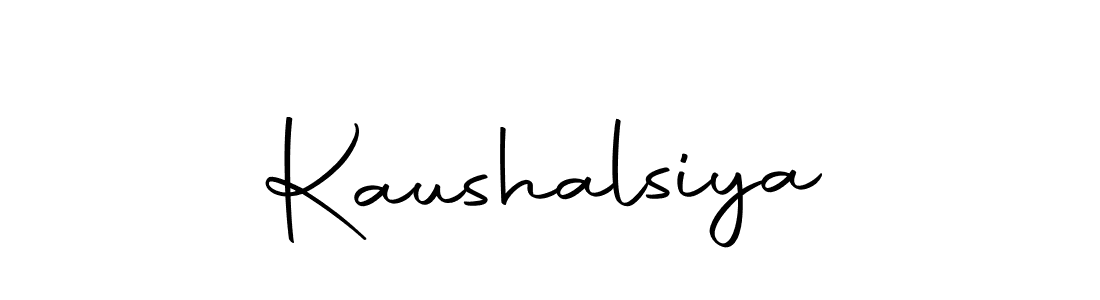 Create a beautiful signature design for name Kaushalsiya. With this signature (Autography-DOLnW) fonts, you can make a handwritten signature for free. Kaushalsiya signature style 10 images and pictures png