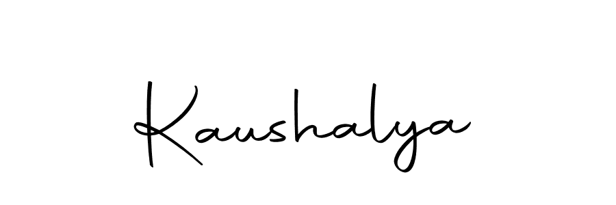 How to make Kaushalya signature? Autography-DOLnW is a professional autograph style. Create handwritten signature for Kaushalya name. Kaushalya signature style 10 images and pictures png