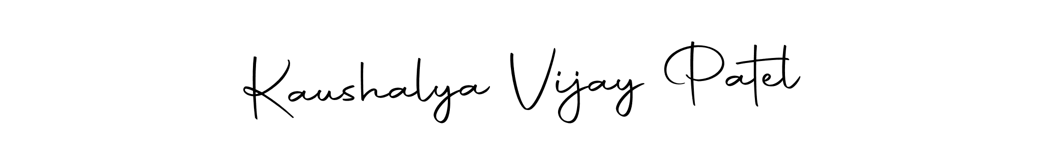 You should practise on your own different ways (Autography-DOLnW) to write your name (Kaushalya Vijay Patel) in signature. don't let someone else do it for you. Kaushalya Vijay Patel signature style 10 images and pictures png