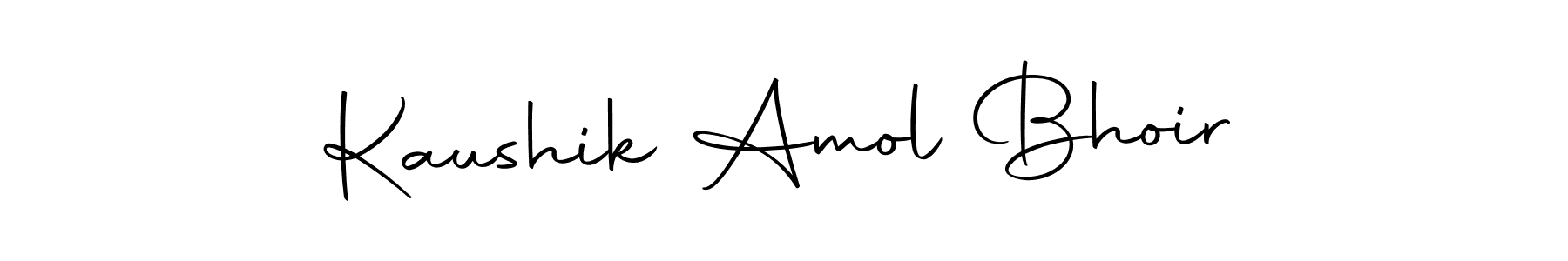 Autography-DOLnW is a professional signature style that is perfect for those who want to add a touch of class to their signature. It is also a great choice for those who want to make their signature more unique. Get Kaushik Amol Bhoir name to fancy signature for free. Kaushik Amol Bhoir signature style 10 images and pictures png