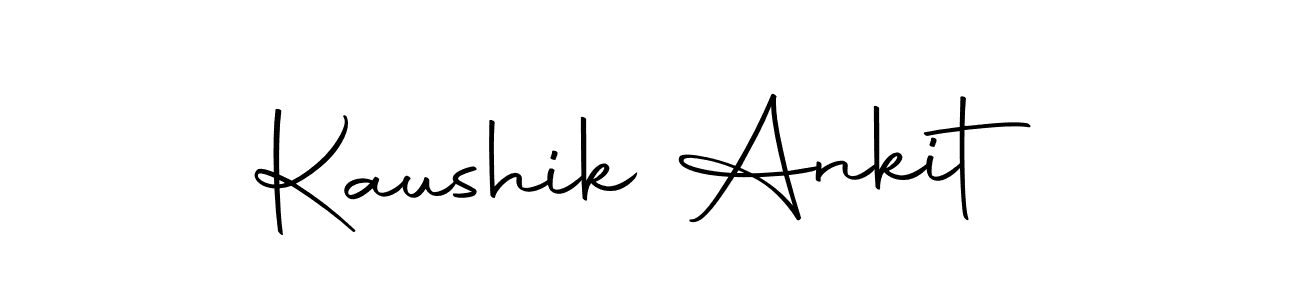 Make a short Kaushik Ankit signature style. Manage your documents anywhere anytime using Autography-DOLnW. Create and add eSignatures, submit forms, share and send files easily. Kaushik Ankit signature style 10 images and pictures png