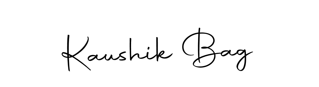 You can use this online signature creator to create a handwritten signature for the name Kaushik Bag. This is the best online autograph maker. Kaushik Bag signature style 10 images and pictures png