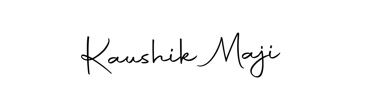 How to make Kaushik Maji signature? Autography-DOLnW is a professional autograph style. Create handwritten signature for Kaushik Maji name. Kaushik Maji signature style 10 images and pictures png
