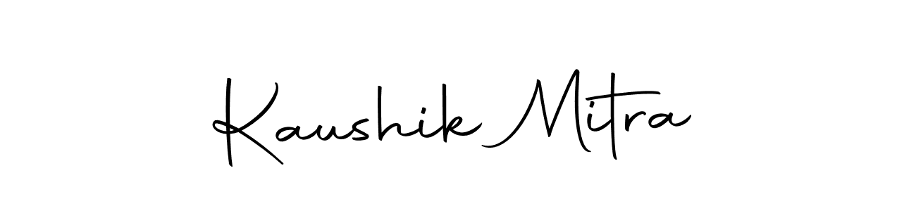 Make a beautiful signature design for name Kaushik Mitra. With this signature (Autography-DOLnW) style, you can create a handwritten signature for free. Kaushik Mitra signature style 10 images and pictures png