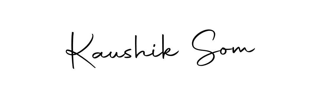 Make a beautiful signature design for name Kaushik Som. Use this online signature maker to create a handwritten signature for free. Kaushik Som signature style 10 images and pictures png