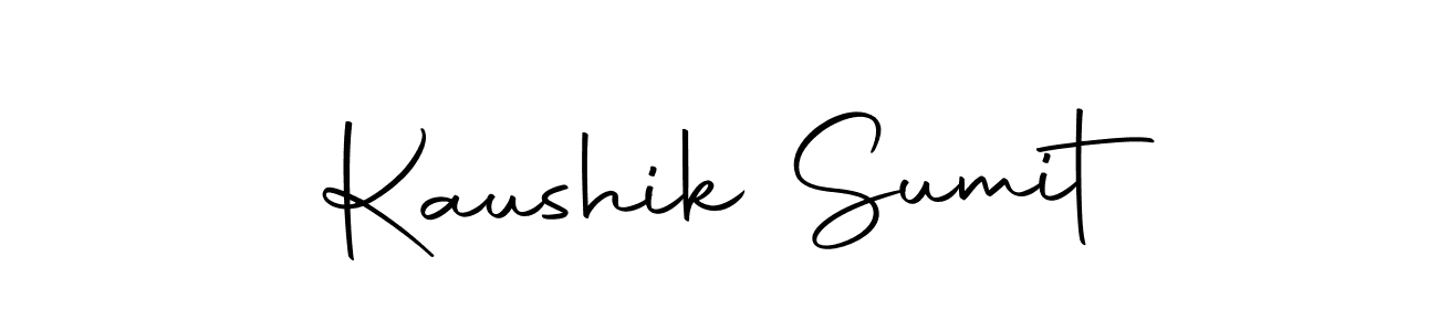You should practise on your own different ways (Autography-DOLnW) to write your name (Kaushik Sumit) in signature. don't let someone else do it for you. Kaushik Sumit signature style 10 images and pictures png