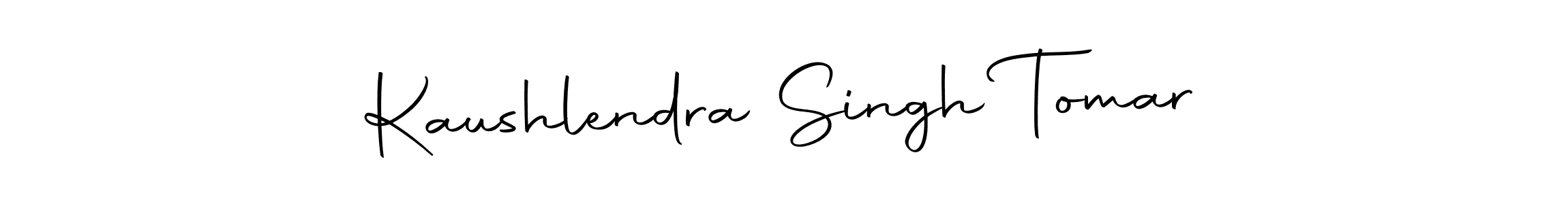 Create a beautiful signature design for name Kaushlendra Singh Tomar. With this signature (Autography-DOLnW) fonts, you can make a handwritten signature for free. Kaushlendra Singh Tomar signature style 10 images and pictures png