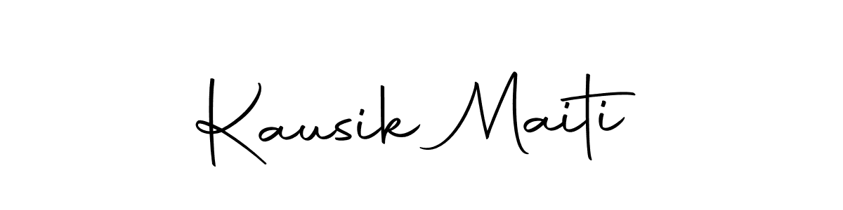 Also we have Kausik Maiti name is the best signature style. Create professional handwritten signature collection using Autography-DOLnW autograph style. Kausik Maiti signature style 10 images and pictures png