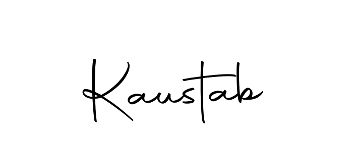 Create a beautiful signature design for name Kaustab. With this signature (Autography-DOLnW) fonts, you can make a handwritten signature for free. Kaustab signature style 10 images and pictures png