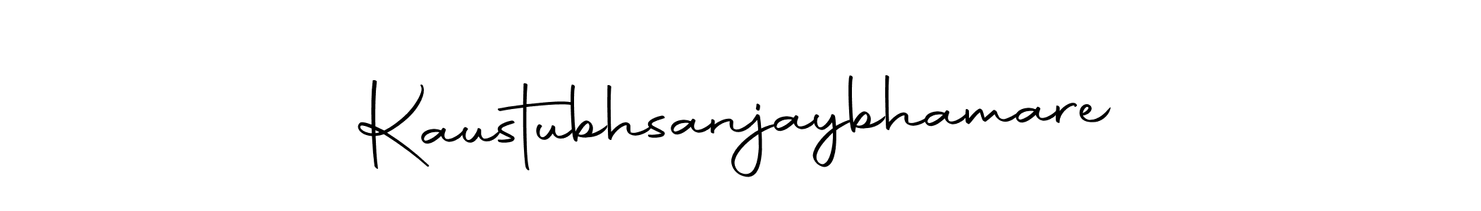 Design your own signature with our free online signature maker. With this signature software, you can create a handwritten (Autography-DOLnW) signature for name Kaustubhsanjaybhamare. Kaustubhsanjaybhamare signature style 10 images and pictures png