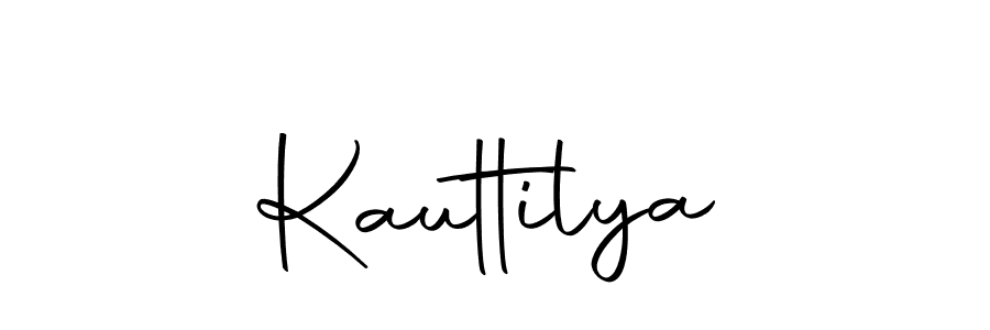 Use a signature maker to create a handwritten signature online. With this signature software, you can design (Autography-DOLnW) your own signature for name Kauttilya. Kauttilya signature style 10 images and pictures png