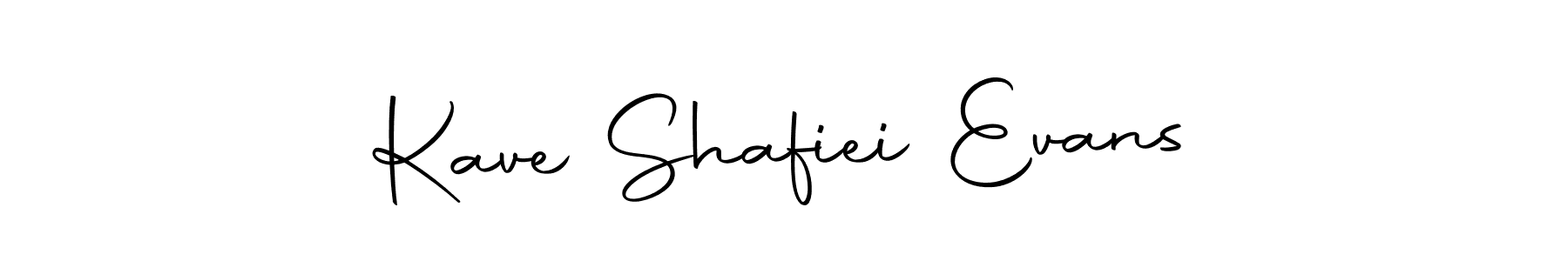 Make a beautiful signature design for name Kave Shafiei Evans. Use this online signature maker to create a handwritten signature for free. Kave Shafiei Evans signature style 10 images and pictures png