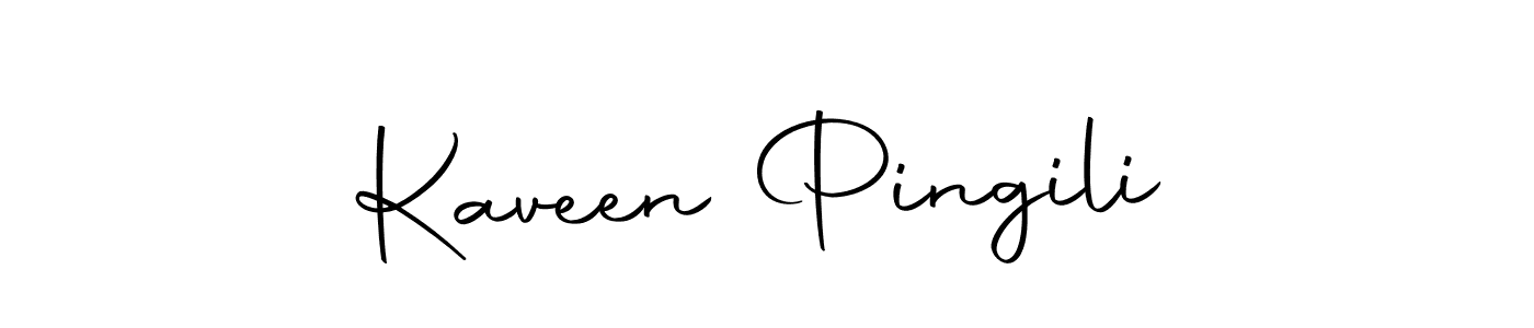 You should practise on your own different ways (Autography-DOLnW) to write your name (Kaveen Pingili) in signature. don't let someone else do it for you. Kaveen Pingili signature style 10 images and pictures png