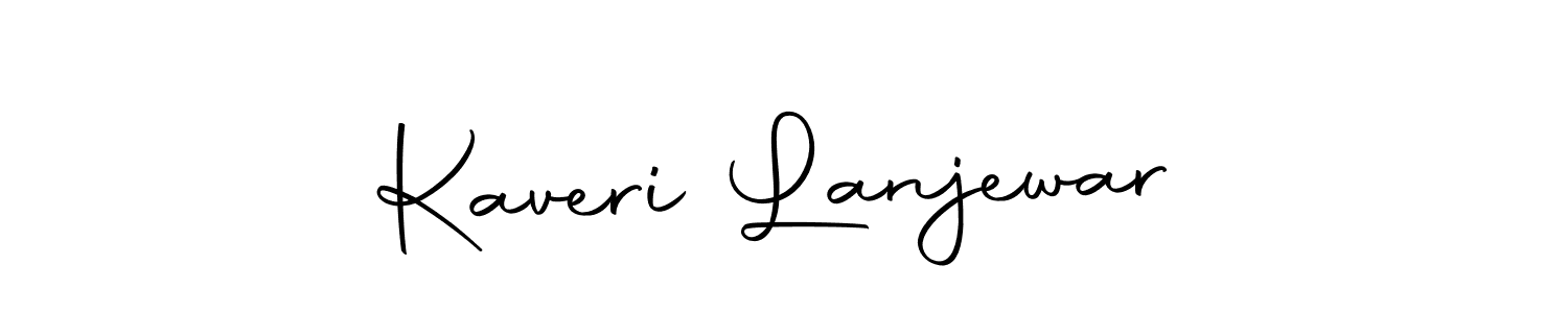 It looks lik you need a new signature style for name Kaveri Lanjewar. Design unique handwritten (Autography-DOLnW) signature with our free signature maker in just a few clicks. Kaveri Lanjewar signature style 10 images and pictures png