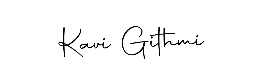 How to make Kavi Githmi name signature. Use Autography-DOLnW style for creating short signs online. This is the latest handwritten sign. Kavi Githmi signature style 10 images and pictures png