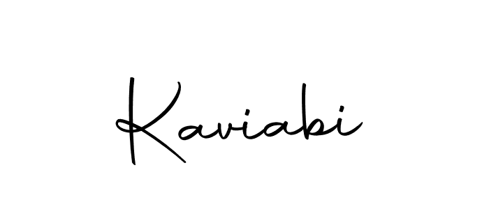 Make a beautiful signature design for name Kaviabi. Use this online signature maker to create a handwritten signature for free. Kaviabi signature style 10 images and pictures png