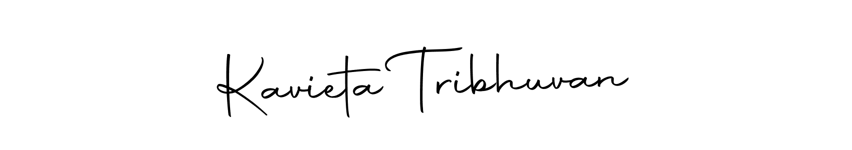 if you are searching for the best signature style for your name Kavieta Tribhuvan. so please give up your signature search. here we have designed multiple signature styles  using Autography-DOLnW. Kavieta Tribhuvan signature style 10 images and pictures png