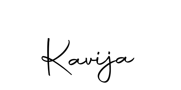 How to make Kavija signature? Autography-DOLnW is a professional autograph style. Create handwritten signature for Kavija name. Kavija signature style 10 images and pictures png