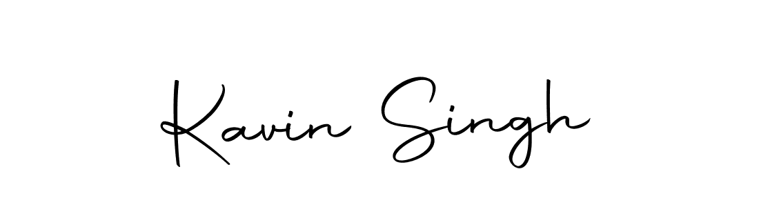 Create a beautiful signature design for name Kavin Singh. With this signature (Autography-DOLnW) fonts, you can make a handwritten signature for free. Kavin Singh signature style 10 images and pictures png