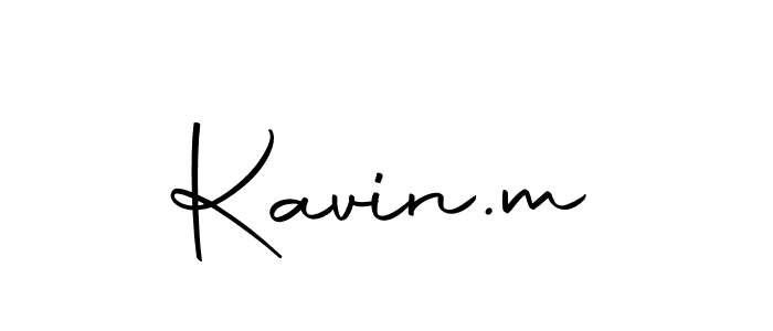 How to make Kavin.m signature? Autography-DOLnW is a professional autograph style. Create handwritten signature for Kavin.m name. Kavin.m signature style 10 images and pictures png