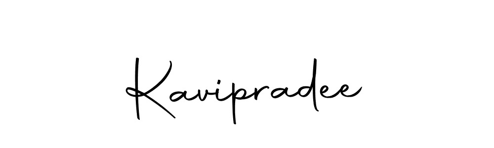 Design your own signature with our free online signature maker. With this signature software, you can create a handwritten (Autography-DOLnW) signature for name Kavipradee. Kavipradee signature style 10 images and pictures png