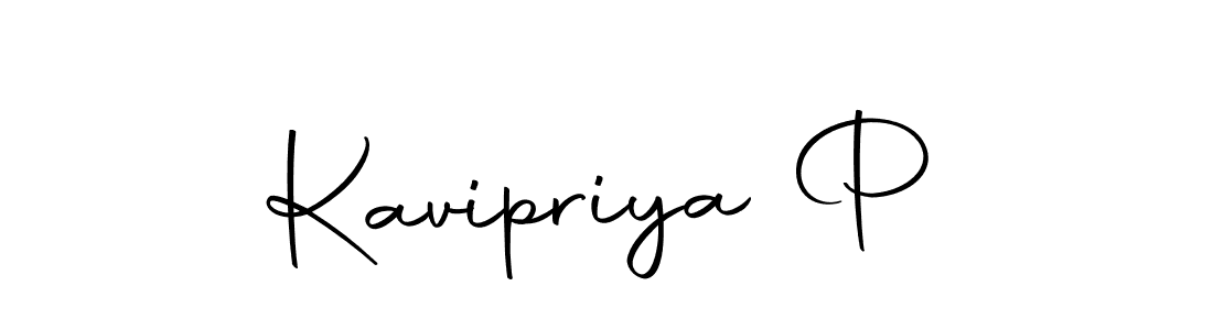 The best way (Autography-DOLnW) to make a short signature is to pick only two or three words in your name. The name Kavipriya P include a total of six letters. For converting this name. Kavipriya P signature style 10 images and pictures png