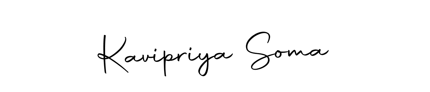 Make a beautiful signature design for name Kavipriya Soma. With this signature (Autography-DOLnW) style, you can create a handwritten signature for free. Kavipriya Soma signature style 10 images and pictures png