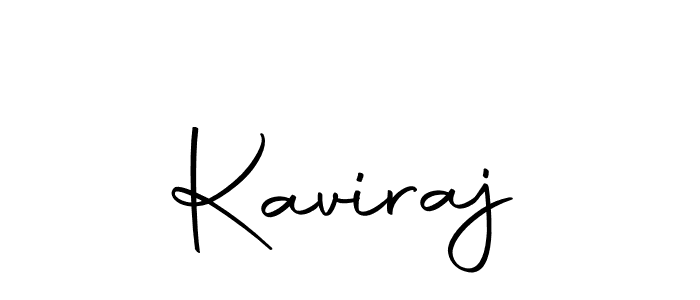 Use a signature maker to create a handwritten signature online. With this signature software, you can design (Autography-DOLnW) your own signature for name Kaviraj. Kaviraj signature style 10 images and pictures png