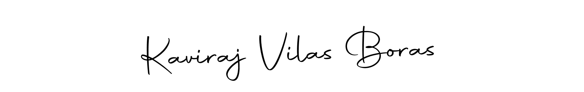 Use a signature maker to create a handwritten signature online. With this signature software, you can design (Autography-DOLnW) your own signature for name Kaviraj Vilas Boras. Kaviraj Vilas Boras signature style 10 images and pictures png