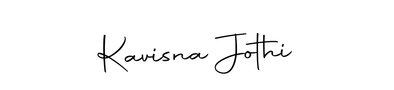 How to make Kavisna Jothi name signature. Use Autography-DOLnW style for creating short signs online. This is the latest handwritten sign. Kavisna Jothi signature style 10 images and pictures png