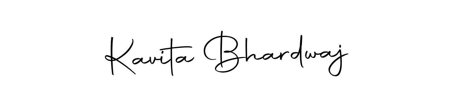 Design your own signature with our free online signature maker. With this signature software, you can create a handwritten (Autography-DOLnW) signature for name Kavita Bhardwaj. Kavita Bhardwaj signature style 10 images and pictures png