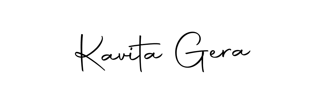 Also we have Kavita Gera name is the best signature style. Create professional handwritten signature collection using Autography-DOLnW autograph style. Kavita Gera signature style 10 images and pictures png