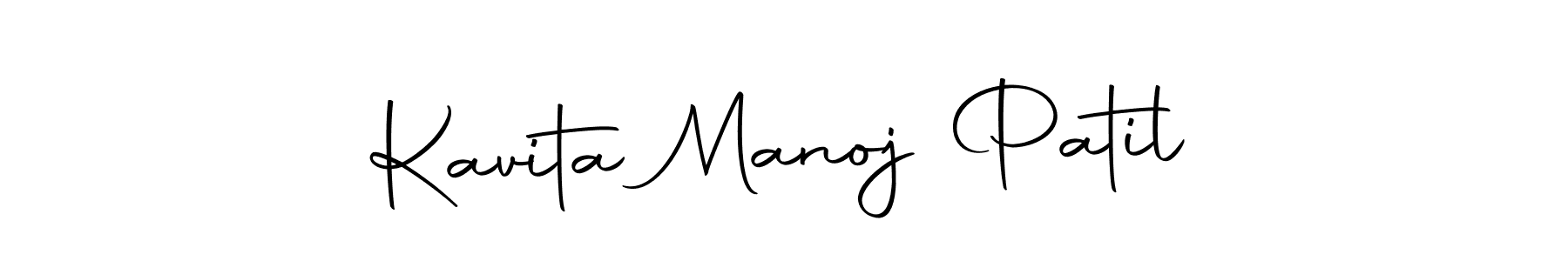 Also we have Kavita Manoj Patil name is the best signature style. Create professional handwritten signature collection using Autography-DOLnW autograph style. Kavita Manoj Patil signature style 10 images and pictures png