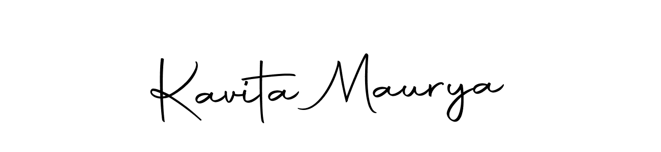 Kavita Maurya stylish signature style. Best Handwritten Sign (Autography-DOLnW) for my name. Handwritten Signature Collection Ideas for my name Kavita Maurya. Kavita Maurya signature style 10 images and pictures png