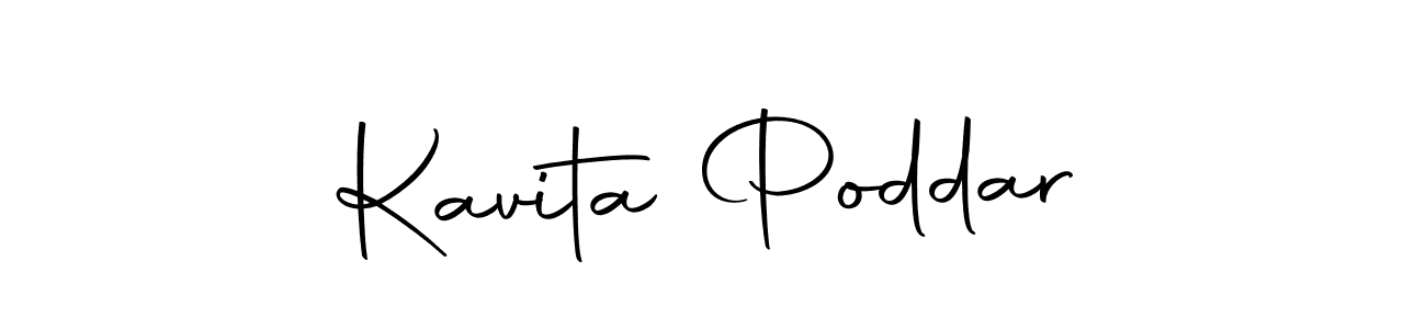 How to make Kavita Poddar signature? Autography-DOLnW is a professional autograph style. Create handwritten signature for Kavita Poddar name. Kavita Poddar signature style 10 images and pictures png