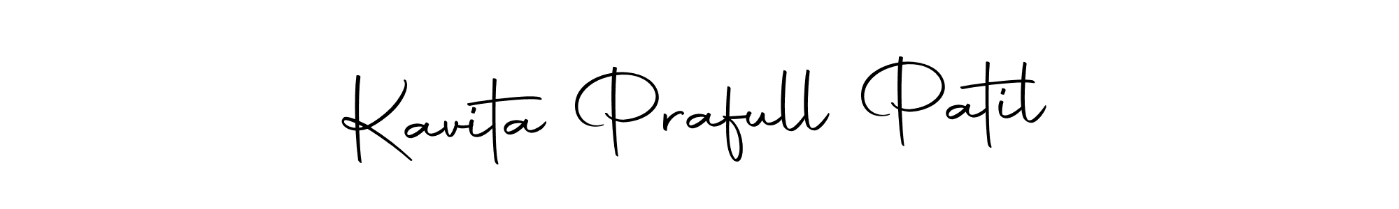 if you are searching for the best signature style for your name Kavita Prafull Patil. so please give up your signature search. here we have designed multiple signature styles  using Autography-DOLnW. Kavita Prafull Patil signature style 10 images and pictures png