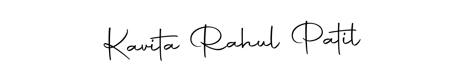 Make a beautiful signature design for name Kavita Rahul Patil. Use this online signature maker to create a handwritten signature for free. Kavita Rahul Patil signature style 10 images and pictures png