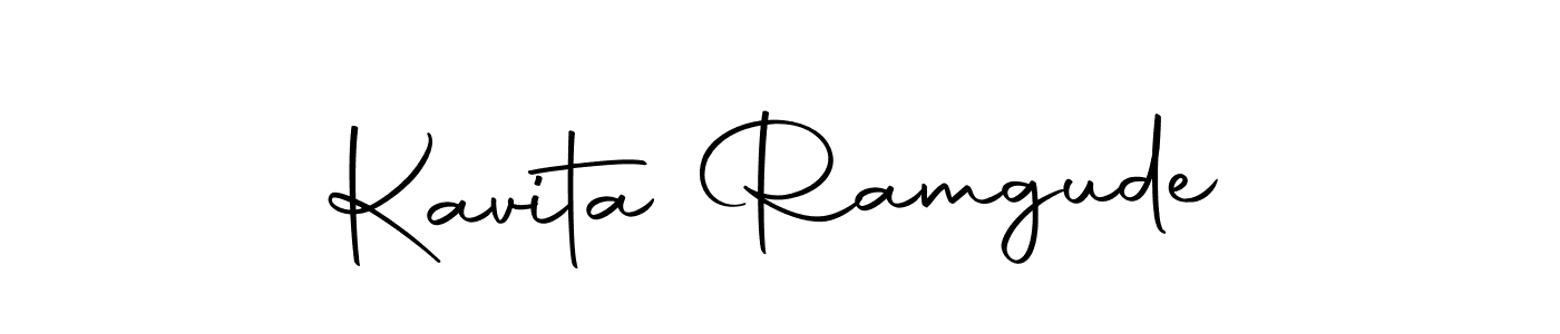 Make a beautiful signature design for name Kavita Ramgude. With this signature (Autography-DOLnW) style, you can create a handwritten signature for free. Kavita Ramgude signature style 10 images and pictures png