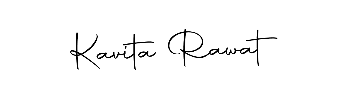 Create a beautiful signature design for name Kavita Rawat. With this signature (Autography-DOLnW) fonts, you can make a handwritten signature for free. Kavita Rawat signature style 10 images and pictures png