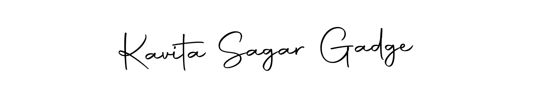 The best way (Autography-DOLnW) to make a short signature is to pick only two or three words in your name. The name Kavita Sagar Gadge include a total of six letters. For converting this name. Kavita Sagar Gadge signature style 10 images and pictures png