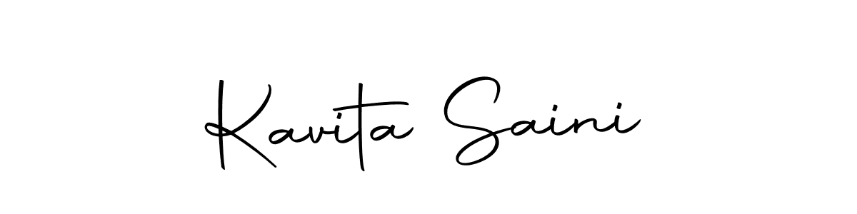 Also we have Kavita Saini name is the best signature style. Create professional handwritten signature collection using Autography-DOLnW autograph style. Kavita Saini signature style 10 images and pictures png