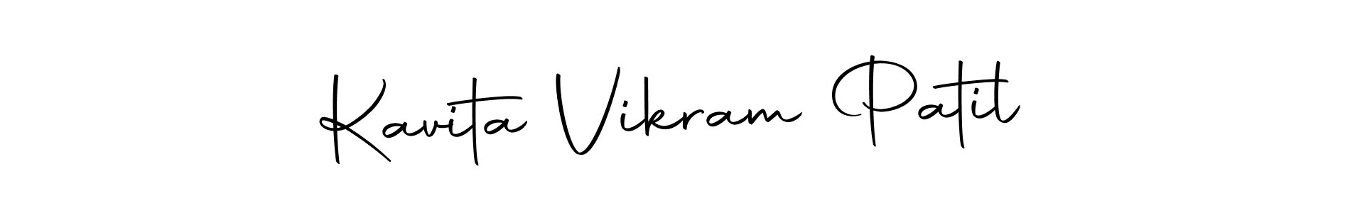 Design your own signature with our free online signature maker. With this signature software, you can create a handwritten (Autography-DOLnW) signature for name Kavita Vikram Patil. Kavita Vikram Patil signature style 10 images and pictures png