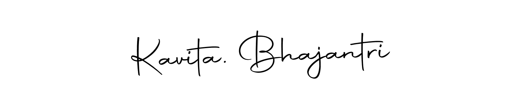 Also we have Kavita. Bhajantri name is the best signature style. Create professional handwritten signature collection using Autography-DOLnW autograph style. Kavita. Bhajantri signature style 10 images and pictures png