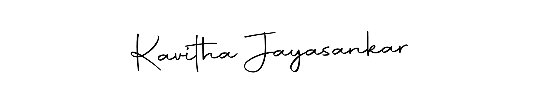 Make a short Kavitha Jayasankar signature style. Manage your documents anywhere anytime using Autography-DOLnW. Create and add eSignatures, submit forms, share and send files easily. Kavitha Jayasankar signature style 10 images and pictures png
