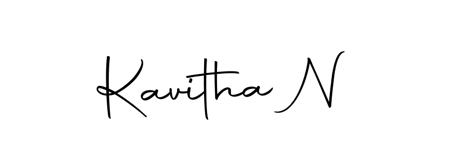 Also we have Kavitha N name is the best signature style. Create professional handwritten signature collection using Autography-DOLnW autograph style. Kavitha N signature style 10 images and pictures png