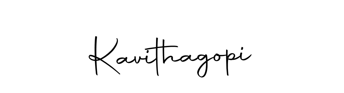 Make a beautiful signature design for name Kavithagopi. Use this online signature maker to create a handwritten signature for free. Kavithagopi signature style 10 images and pictures png