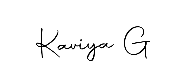 Kaviya G stylish signature style. Best Handwritten Sign (Autography-DOLnW) for my name. Handwritten Signature Collection Ideas for my name Kaviya G. Kaviya G signature style 10 images and pictures png