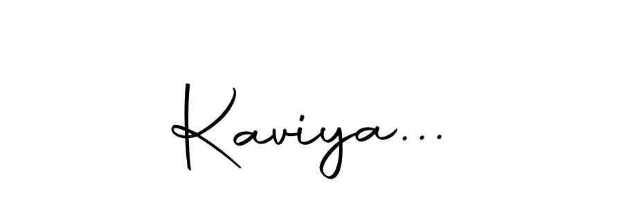 The best way (Autography-DOLnW) to make a short signature is to pick only two or three words in your name. The name Kaviya... include a total of six letters. For converting this name. Kaviya... signature style 10 images and pictures png