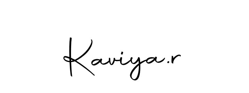 Make a beautiful signature design for name Kaviya.r. Use this online signature maker to create a handwritten signature for free. Kaviya.r signature style 10 images and pictures png